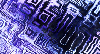 Soyut suluboya sanat eserleri. Fırça boyalı dijital resim. Renkli yaratıcı suluboya çizimi.