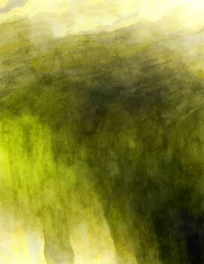 Soyut suluboya sanat eserleri. Fırça boyalı dijital resim. Renkli yaratıcı suluboya çizimi.