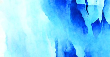 Soyut suluboya sanat eserleri. Fırça boyalı dijital resim. Renkli yaratıcı suluboya çizimi.