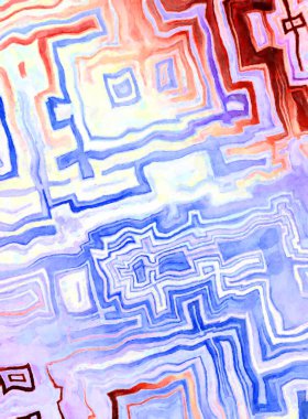 Soyut suluboya sanat eserleri. Fırça boyalı dijital resim. Renkli yaratıcı suluboya çizimi.