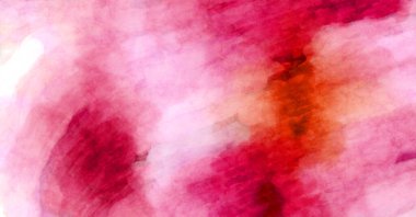 Soyut suluboya sanat eserleri. Fırça boyalı dijital resim. Renkli yaratıcı suluboya çizimi.