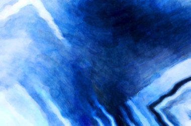 Soyut suluboya sanat eserleri. Fırça boyalı dijital resim. Renkli yaratıcı suluboya çizimi.