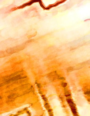 Soyut suluboya sanat eserleri. Fırça boyalı dijital resim. Renkli yaratıcı suluboya çizimi.