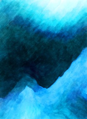 Soyut suluboya sanat eserleri. Fırça boyalı dijital resim. Renkli yaratıcı suluboya çizimi.