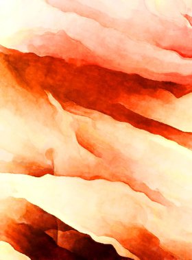 Soyut suluboya sanat eserleri. Fırça boyalı dijital resim. Renkli yaratıcı suluboya çizimi.