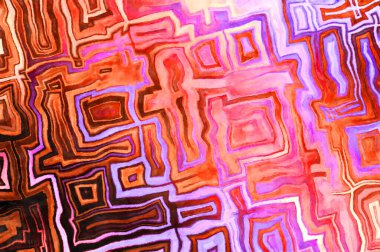 Soyut suluboya sanat eserleri. Fırça boyalı dijital resim. Renkli yaratıcı suluboya çizimi.