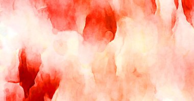 Soyut suluboya sanat eserleri. Fırça boyalı dijital resim. Renkli yaratıcı suluboya çizimi.