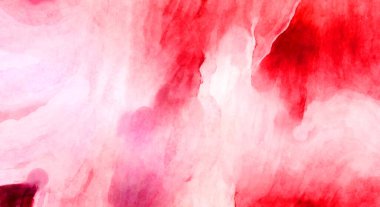 Soyut suluboya sanat eserleri. Fırça boyalı dijital resim. Renkli yaratıcı suluboya çizimi.