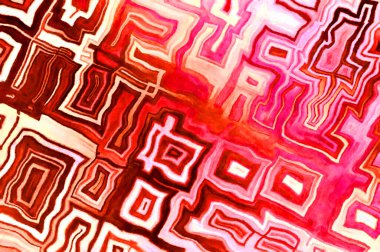 Soyut suluboya sanat eserleri. Fırça boyalı dijital resim. Renkli yaratıcı suluboya çizimi.