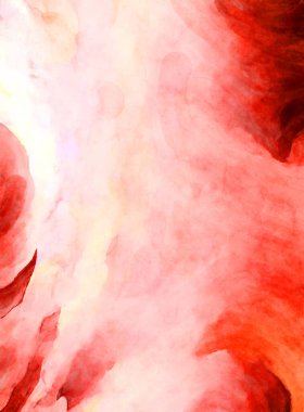 Soyut suluboya sanat eserleri. Fırça boyalı dijital resim. Renkli yaratıcı suluboya çizimi.