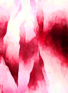 Soyut suluboya sanat eserleri. Fırça boyalı dijital resim. Renkli yaratıcı suluboya çizimi.