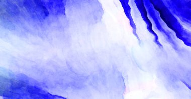 Soyut suluboya sanat eserleri. Fırça boyalı dijital resim. Renkli yaratıcı suluboya çizimi.