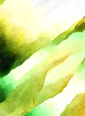 Soyut suluboya sanat eserleri. Fırça boyalı dijital resim. Renkli yaratıcı suluboya çizimi.