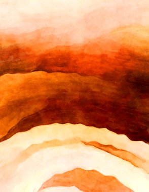 Soyut suluboya sanat eserleri. Fırça boyalı dijital resim. Renkli yaratıcı suluboya çizimi.