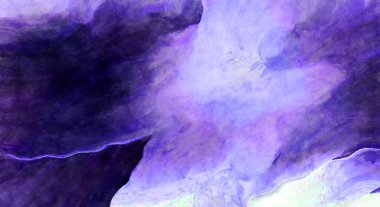 Soyut suluboya sanat eserleri. Fırça boyalı dijital resim. Renkli yaratıcı suluboya çizimi.