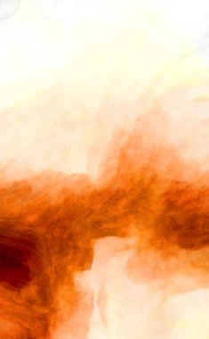 Soyut suluboya sanat eserleri. Fırça boyalı dijital resim. Renkli yaratıcı suluboya çizimi.