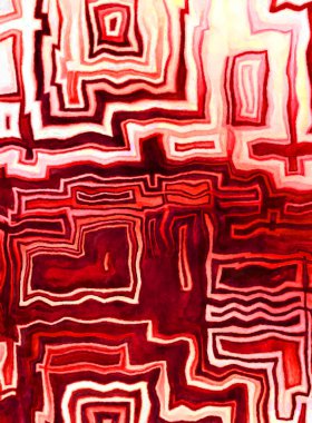 Soyut suluboya sanat eserleri. Fırça boyalı dijital resim. Renkli yaratıcı suluboya çizimi.