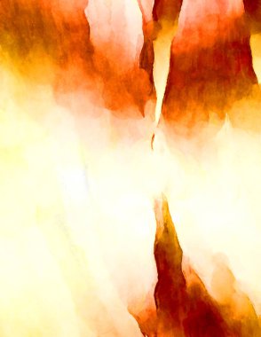 Soyut suluboya sanat eserleri. Fırça boyalı dijital resim. Renkli yaratıcı suluboya çizimi.