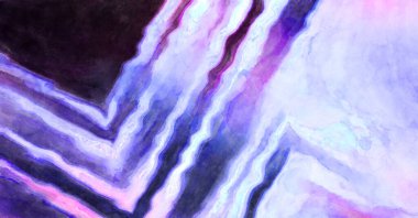 Soyut suluboya sanat eserleri. Fırça boyalı dijital resim. Renkli yaratıcı suluboya çizimi.