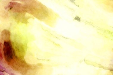 Soyut suluboya sanat eserleri. Fırça boyalı dijital resim. Renkli yaratıcı suluboya çizimi.