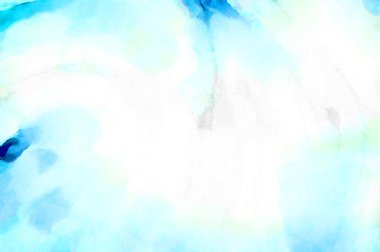 Soyut suluboya sanat eserleri. Fırça boyalı dijital resim. Renkli yaratıcı suluboya çizimi.