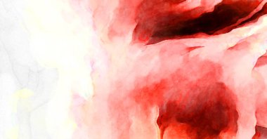 Soyut suluboya sanat eserleri. Fırça boyalı dijital resim. Renkli yaratıcı suluboya çizimi.