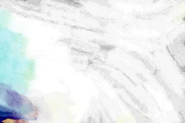 Soyut suluboya sanat eserleri. Fırça boyalı dijital resim. Renkli yaratıcı suluboya çizimi.