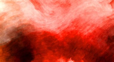 Soyut suluboya sanat eserleri. Fırça boyalı dijital resim. Renkli yaratıcı suluboya çizimi.