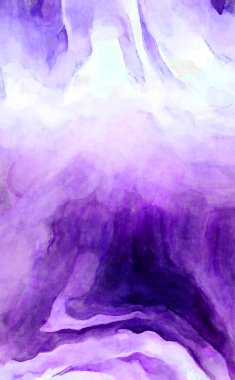 Soyut suluboya sanat eserleri. Fırça boyalı dijital resim. Renkli yaratıcı suluboya çizimi.