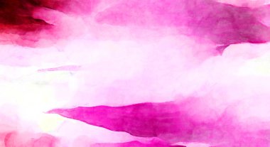 Soyut suluboya sanat eserleri. Fırça boyalı dijital resim. Renkli yaratıcı suluboya çizimi.