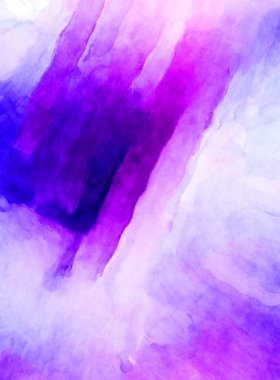 Soyut suluboya sanat eserleri. Fırça boyalı dijital resim. Renkli yaratıcı suluboya çizimi.