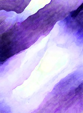 Soyut suluboya sanat eserleri. Fırça boyalı dijital resim. Renkli yaratıcı suluboya çizimi.