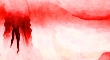 Soyut suluboya sanat eserleri. Fırça boyalı dijital resim. Renkli yaratıcı suluboya çizimi.