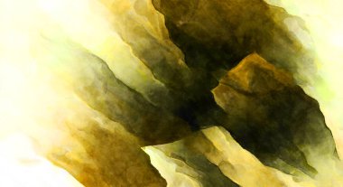 Soyut suluboya sanat eserleri. Fırça boyalı dijital resim. Renkli yaratıcı suluboya çizimi.