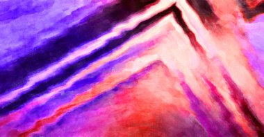Soyut suluboya sanat eserleri. Fırça boyalı dijital resim. Renkli yaratıcı suluboya çizimi.