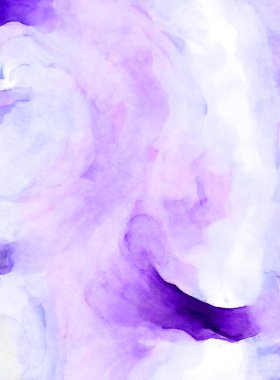 Soyut suluboya sanat eserleri. Fırça boyalı dijital resim. Renkli yaratıcı suluboya çizimi.