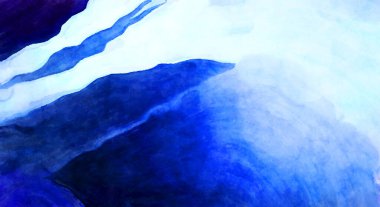 Soyut suluboya sanat eserleri. Fırça boyalı dijital resim. Renkli yaratıcı suluboya çizimi.