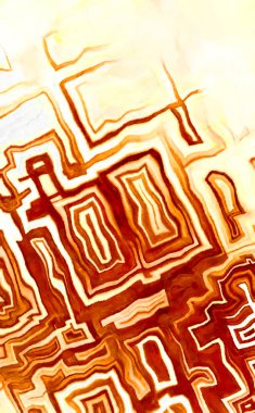 Soyut suluboya sanat eserleri. Fırça boyalı dijital resim. Renkli yaratıcı suluboya çizimi.