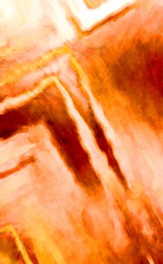 Soyut suluboya sanat eserleri. Fırça boyalı dijital resim. Renkli yaratıcı suluboya çizimi.