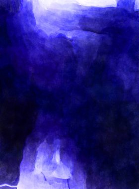 Soyut suluboya sanat eserleri. Fırça boyalı dijital resim. Renkli yaratıcı suluboya çizimi.