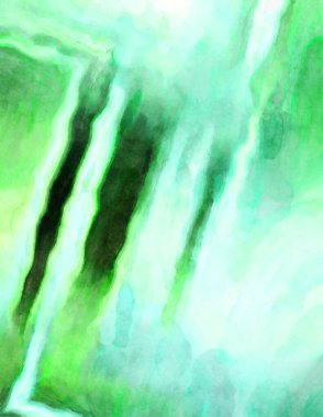 Soyut suluboya sanat eserleri. Fırça boyalı dijital resim. Renkli yaratıcı suluboya çizimi.