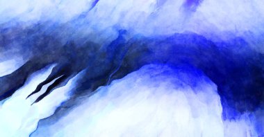 Soyut suluboya sanat eserleri. Fırça boyalı dijital resim. Renkli yaratıcı suluboya çizimi.