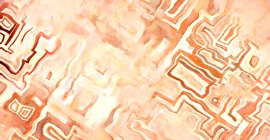 Soyut suluboya sanat eserleri. Fırça boyalı dijital resim. Renkli yaratıcı suluboya çizimi.