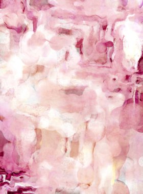 Soyut suluboya sanat eserleri. Fırça boyalı dijital resim. Renkli yaratıcı suluboya çizimi.