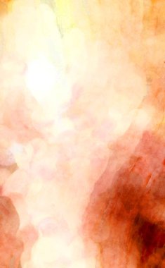 Soyut suluboya sanat eserleri. Fırça boyalı dijital resim. Renkli yaratıcı suluboya çizimi.