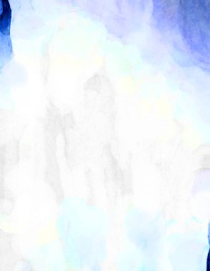 Soyut suluboya sanat eserleri. Fırça boyalı dijital resim. Renkli yaratıcı suluboya çizimi.