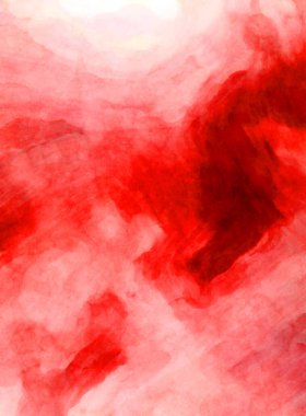 Soyut suluboya sanat eserleri. Fırça boyalı dijital resim. Renkli yaratıcı suluboya çizimi.