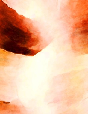 Soyut suluboya sanat eserleri. Fırça boyalı dijital resim. Renkli yaratıcı suluboya çizimi.