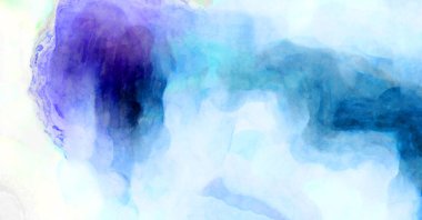 Soyut suluboya sanat eserleri. Fırça boyalı dijital resim. Renkli yaratıcı suluboya çizimi.