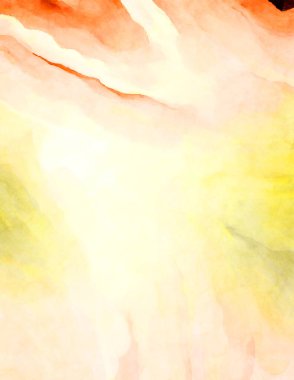 Soyut suluboya sanat eserleri. Fırça boyalı dijital resim. Renkli yaratıcı suluboya çizimi.